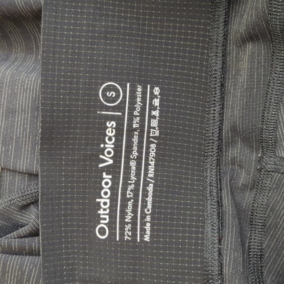 Outdoor Voices TechSweat 7/8 Zoom Leggings Cloud/Night/Coyote Size Small - Picture 11 of 13